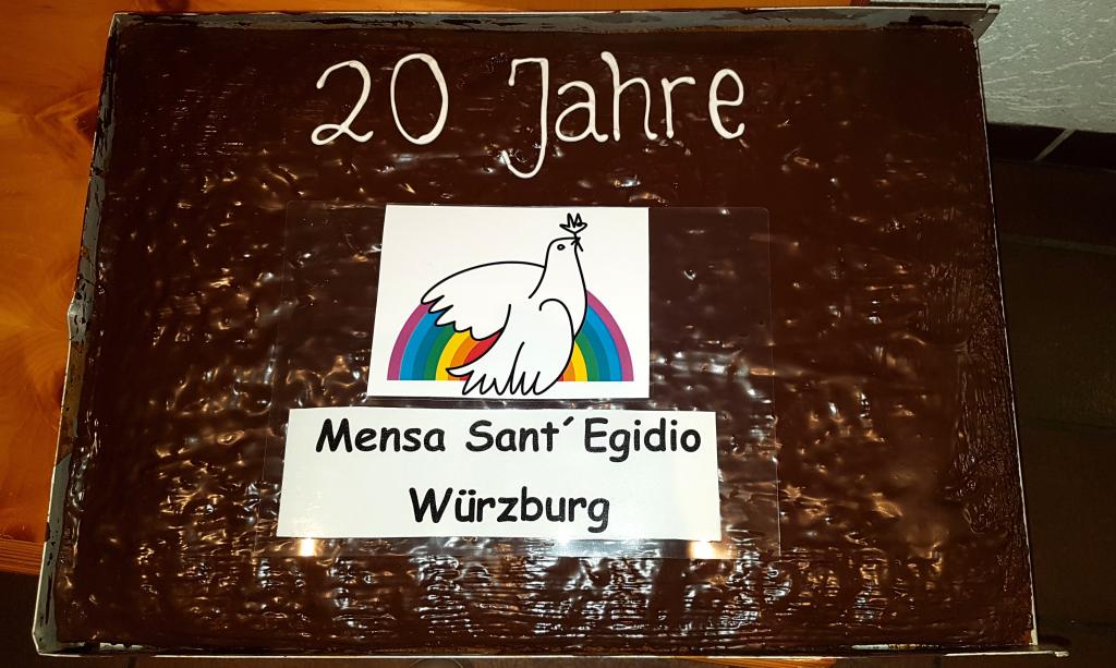Dank und Freude für 20 Jahre Mensa Sant'Egidio Würzburg